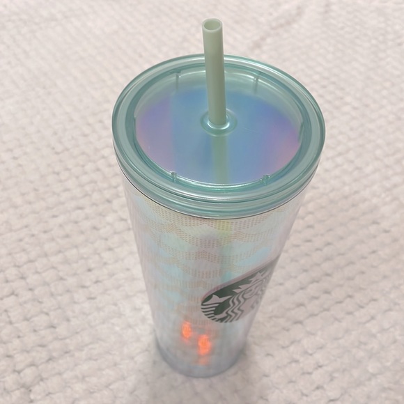 Starbucks 24oz iridescent scales tumbler with straw - Picture 2 of 4